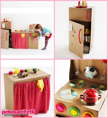 Karton kutulardan oyuncak yapımı
