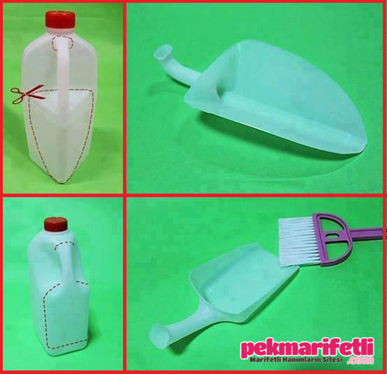 Plastik şişeden kürek yapımı