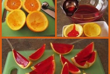 Renkli jöleli portakalcıklar :)