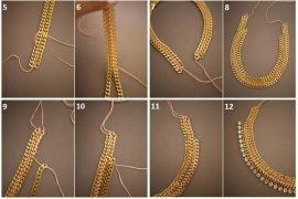 Resimli anlatımlı zincir kolye yapımı