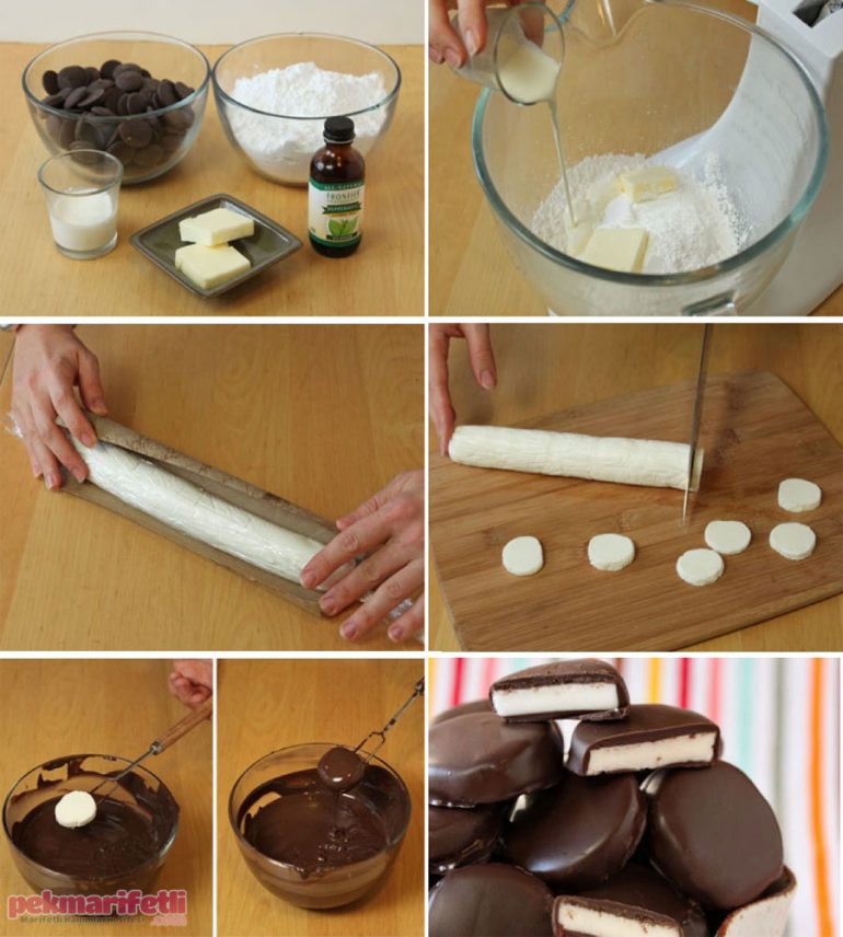 Kremalı çikolatalı dilimler nasıl yapılır?
