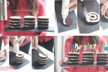 Mini doğum günü pastası yapımı