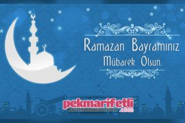 Ramazan Bayramınız mübarek olsun..!
