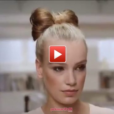 Videolu anlatımlı fiyonk saç modeli yapımı